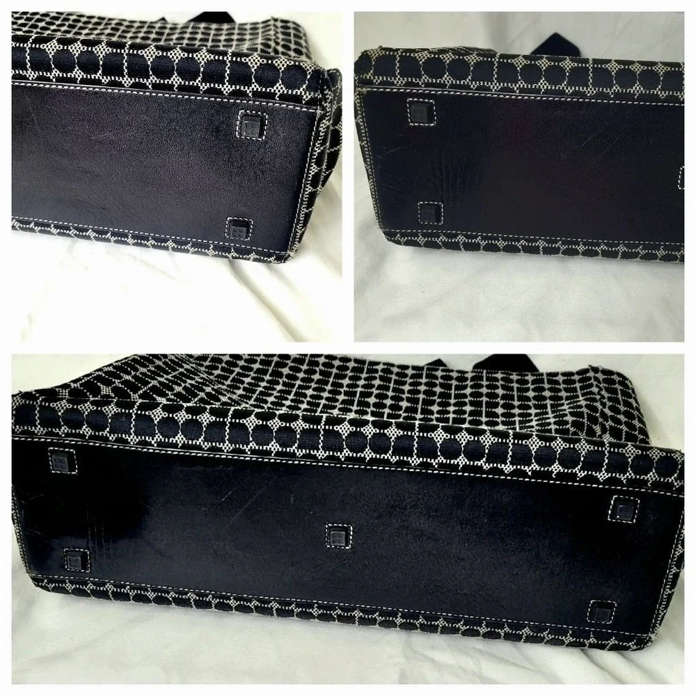 Kate Spade Dot Noel Black Canvas Large Tote Diaper Bag, and more